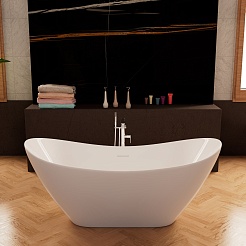 Frank Акриловая ванна 170х75 F6107 white – фотография-2